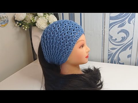 Видео: Ажурная повязка на лето...🧶