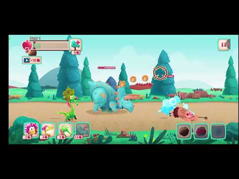 Видео: Играю в Dino Bash 2 часть 