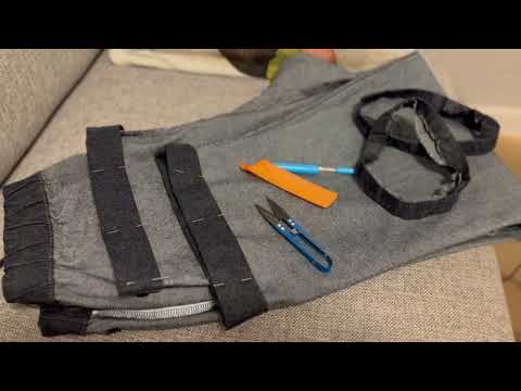 Видео: Как я подшиваю мужские брюки ..и почему широкая подгибка-это удобно #минимализм #luck