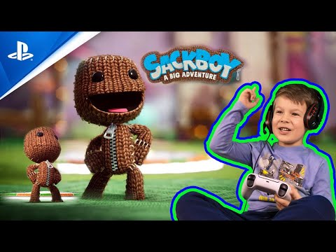 Видео: Игра Сэкбой: Большое Приключение одна из любимых у Амира (Sackboy: A Big Adventure)