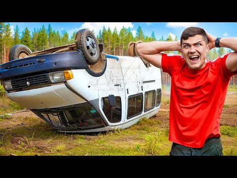 Видео: Оживили ПЕРЕВЕРНУТУЮ ГАЗЕЛЬ, которую нашли в Лесу!