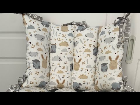 Видео: Шьём бортик-заборчик