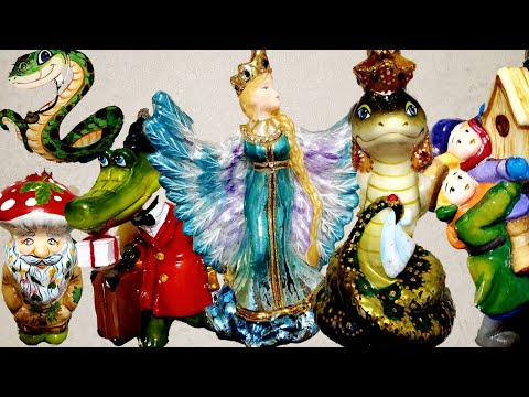 Видео: Елочные игрушки Atlas art, Komozja, Ариель 2024 чать третья