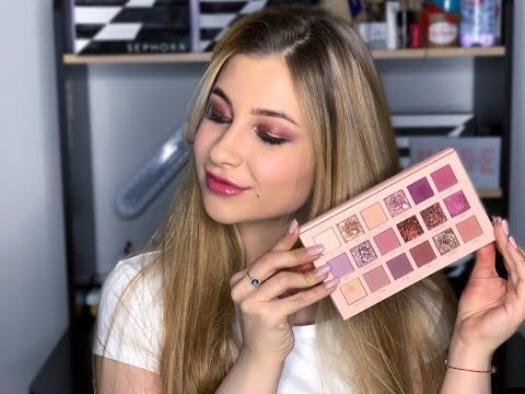 Видео: ВЕЧЕРНИЙ МАКИЯЖ ПАЛЕТКОЙ HUDABEAUTY NEW NUDE