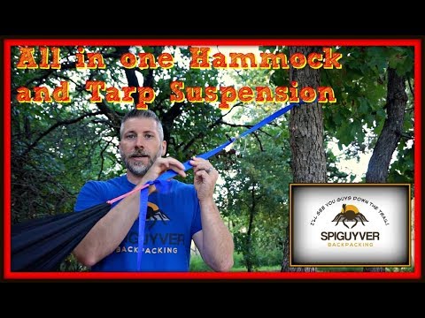 Видео: Подвесной гамак и брезент «все в одном»