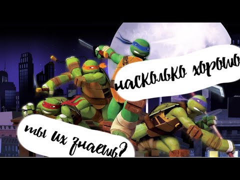 Видео: насколько хорошо ты знаешь черепашек ниндзя? • черепашки ниндзя загадки • черепашки ниндзя