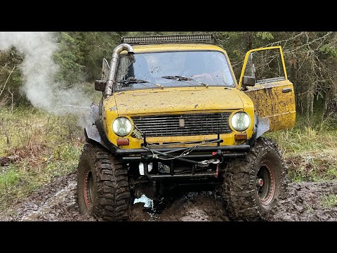 Видео: Полноприводная 2101 с V8 по новому) Саня вернулся! первый блин НЕ комом!