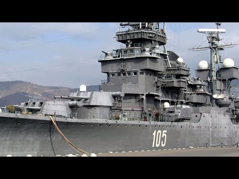 Видео: Крейсер "Михаил Кутузов" и памятник женам моряков