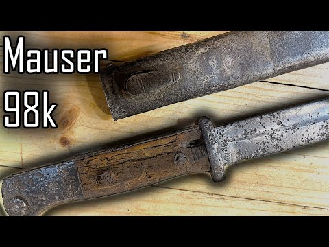 Видео: Штык Mauser | 80 лет в земле | Реставрация