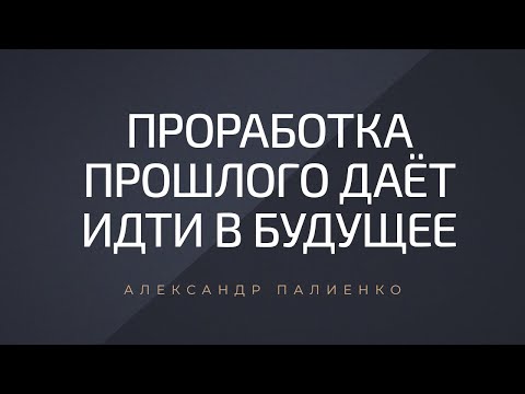 Видео: Проработка прошлого даёт идти в будущее. Александр Палиенко.