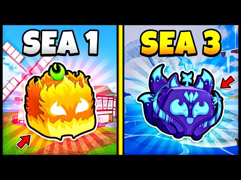 Видео: Топ-5 лучших фруктов в КАЖДОМ море в Blox Fruits!