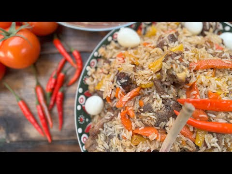 Видео: АНДИЖАНСКИЙ ПЛОВ. Плов на костре. ANDIJAN PILAF.
