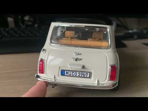 Видео: Обзор модели Mini Cooper (1969) в масштабе 1:16 от Bburago