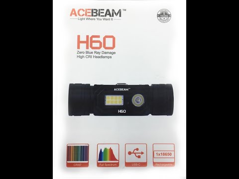 Видео: Обзор на Фонарь AceBeam H60