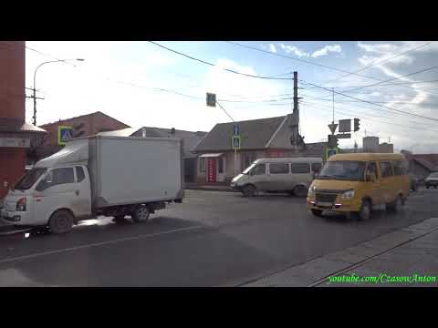 Видео: Tramwaje we Władykaukazie, linia 1 / Трамваи во Владикавказе, маршрут 1