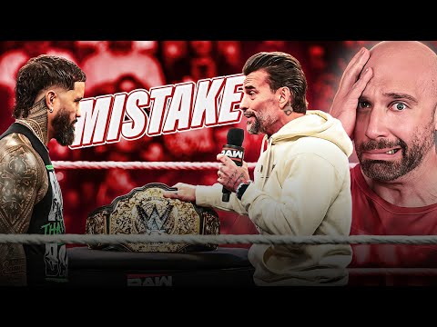 Видео: Какую ошибку может совершить WWE в бою CM Punk против Jey Uso? (Обзоры RAW)