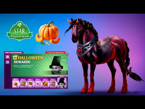 Видео: 🎃 ХЕЛЛОУИН в Star Equestrian — Вампир и Оборотень уже в игре! 🐴😱
