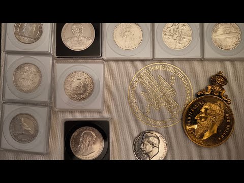 Видео: Обзор покупок монет Веймарской республики.