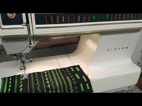 Видео: Налаштування  SINGER FUTURA 2001