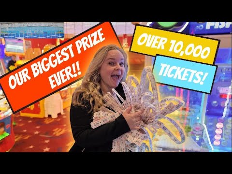 Видео: НАШ САМЫЙ БОЛЬШОЙ ПРИЗ ВСЕЙ ЖИЗНИ!! БОЛЕЕ 10 ТЫСЯЧ БИЛЕТОВ! Пирс Феликстоу