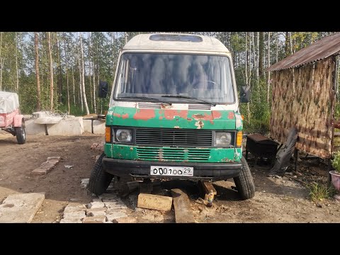 Видео: мерседес т1, передние тормоза и немного другого