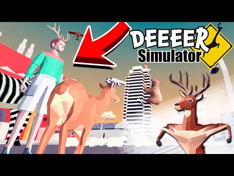 Видео: НАШЕЛ ДРУГА и НАРВАЛСЯ НА ГИГАНТСКУЮ КОАЛУ! Симулятор ЧОКНУТОГО ОЛЕНЯ от Cool GAMES