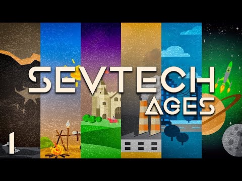 Видео: Sevtech Ages of the sky #2 Пытаемся выжить