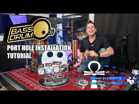 Видео: Как установить отверстие порта для бас-барабана
