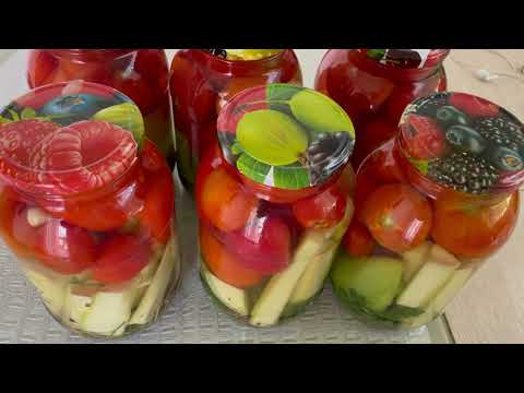 Видео: Самые Вкусные 🍅Помидоры с Кабачками На Зиму 😘Семейный Рецепт КОНСЕРВАЦИИ от 👍Домашняя Кухня СССР