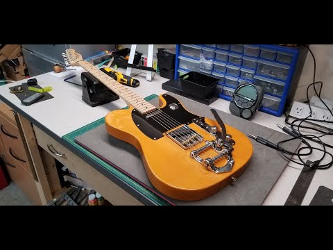 Видео: На всех Telecaster должны быть Bigsby... нет? Установил вибрато/тремоло Bigsby на этот Squier.