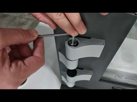 Видео: Правильне регулювання дверних петель GU JOCKER