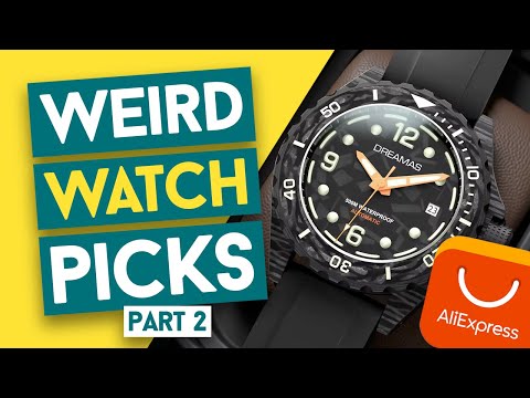 Видео: Еще больше самых странных часов, которые может предложить AliExpress