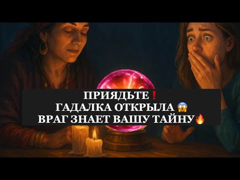 Видео: ❗️❗️ПРИСЯДЬТЕ❗️❗️ ГАДАЛКА ОТКРЫЛА😱❗️ВРАГ УЗНАЛ ВАШУ ТАЙНУ😱❗️❗️#таро#враги  #tarot  #strunatarot