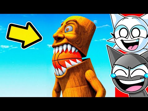 Видео: TUNG TUNG SAHUR против GIANT BALL