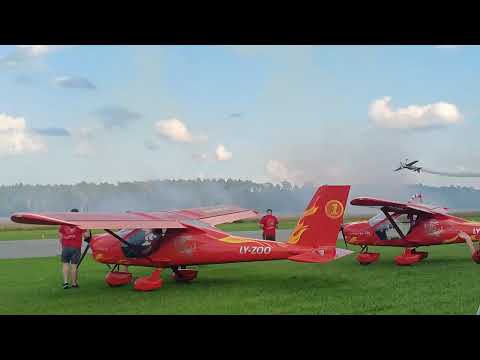 Видео: Частное авиашоу в честь дня рождения клуба.