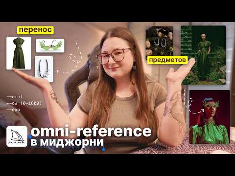 Видео: Omni Reference в Миджорни — наконец-то работаем с реальными объектами и консистентностью!