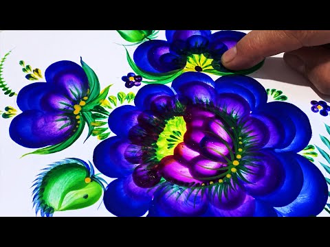 Видео: Як легко малювати пальцем Петриківський розпис? Зможе кожен