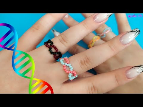 Видео: Переплетаю кольцо из бисера ДНК 🧬Подробный Туториал!