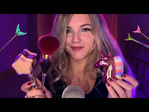 Видео: АСМР КИСТИ для полного расслабления 🖌 ASMR BRUSHES