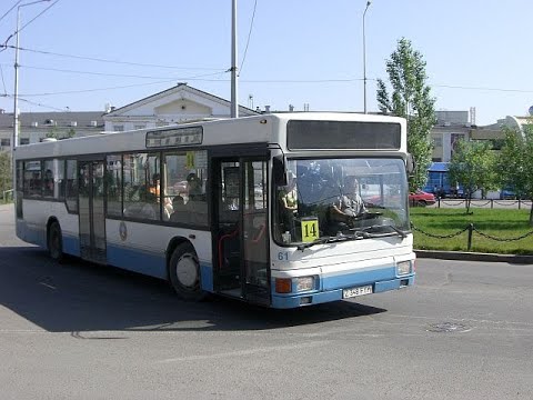 Видео: Omsi 2 Тверь. MAN A10 NL 202 маршрут 14