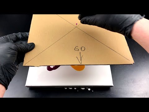 Видео: Акриловая заливка - стиль пиццы - не смотри, когда ты голоден!