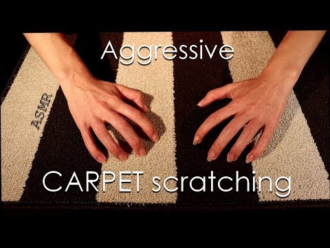 Видео: АСМР Агрессивное царапанье ковра и тканей (БЕЗ РАЗГОВОРА)