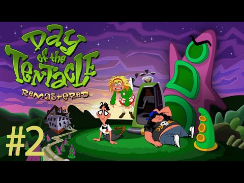 Видео: ВТОРОЙ ДЕНЬ ЩУПАЛЬЦА ➤ DAY OF THE TENTACLE REMASTERED ПРОХОЖДЕНИЕ #2