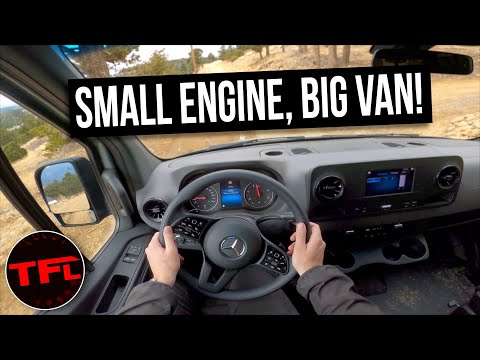 Видео: Недостаточно мощности? Обзор Mercedes Sprinter 2.0L Diesel 2023 года: обзор на бездорожье и в усл...