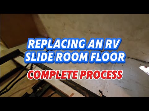 Видео: Снятие и замена пола в раздвижной комнате автодома: от начала до конца — полное пошаговое руковод...