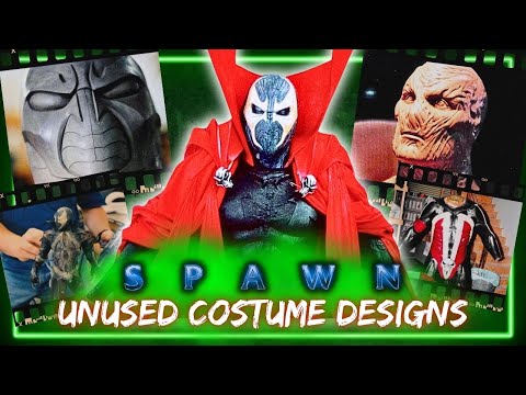 Видео: Неиспользованные эскизы костюмов Спауна (1997)