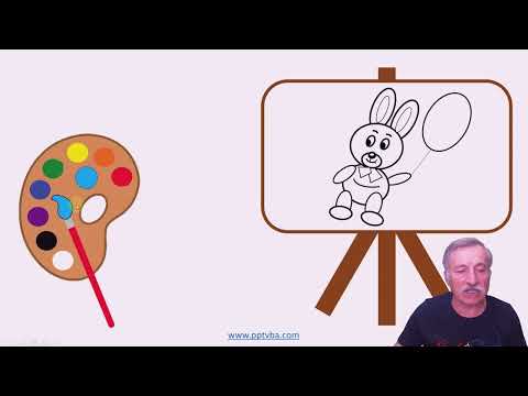 Видео: Шаблон Раскраска с макросами в PowerPoint