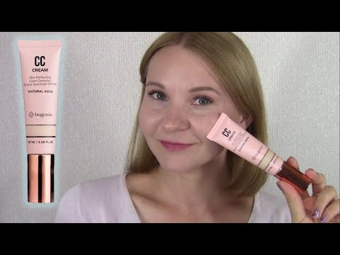 Видео: Тестую!!!СС-крем Bogenia СС Skin Perfecting Color Corrector Broad Spectrum SPF45 BG606//Новинка!!!