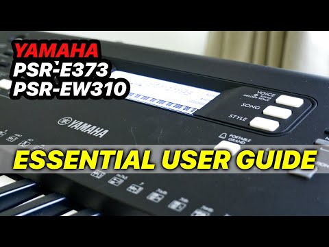 Видео: Как настроить тембры и ритмы для Yamaha PSR-E373/EW310/EZ300