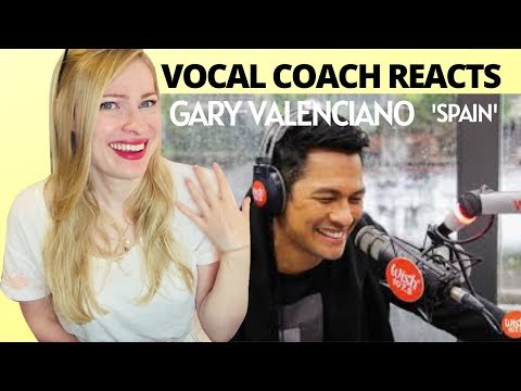 Видео: Реакция преподавателя вокала: GARY VALENCIANO «Spain» вживую!